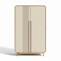 Armoire en métal beige avec poignée en relief dimensions 80 x 40 x 150cm